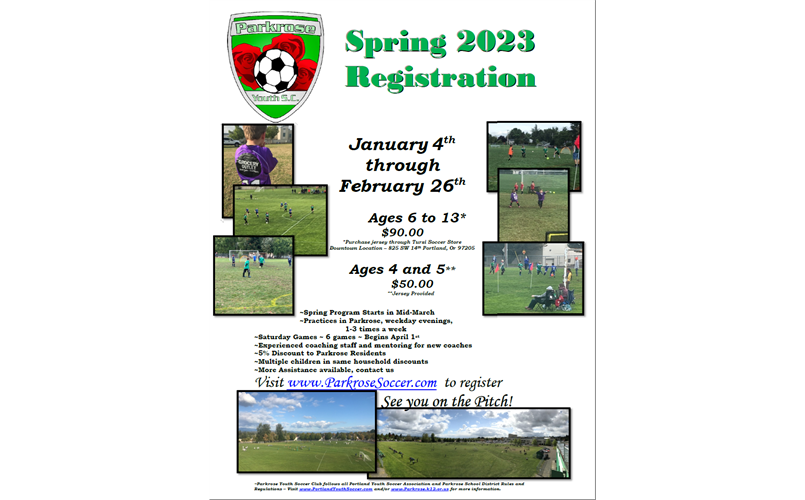 Spring 2023 Registration!